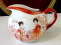 Кана,каничка японски порцелан,злато,гейши. , снимка 1