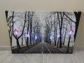 Светеща картина с Led осветление - улицата, снимка 2