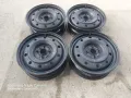 4 броя железни джанти за Тoyota Yaris 15, снимка 3