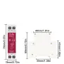 Smart WiFi автоматичен прекъсвач и защита, с измерване на ток, напрежение, мощност и енергия., снимка 3