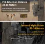 Ловна камера със соларен панел P600 - 4G въртяща соларна ловна камера с нощно виждане , снимка 4