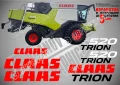 CLAAS Tucano 580 стикери надписи, снимка 2