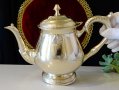 Английска кана,чайник,никелово сребро 940 гр. , снимка 1 - Антикварни и старинни предмети - 39182939