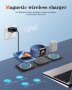 Магнитна сгъваема безжична зарядна станция за iPhone 3 в 1, снимка 12
