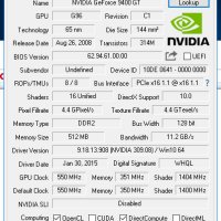 Продавам видео карта nVidia GF 9400GT 128bit 512MB DDR2 HDMI DVI VGA PCI-E, снимка 4 - Видеокарти - 41019917