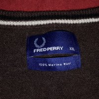  Fred Perry Merino-Ориг. Пуловер, снимка 3 - Пуловери - 34025024