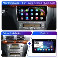 Мултимедия, за Toyota Avensis, Двоен дин, Навигация, 2 DIN, плеър, Android, Андроид, Тойота Авенсис, снимка 3 - Аксесоари и консумативи - 41325171