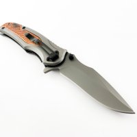 Сгъваем полу автоматичен нож с иноксово покритие Browning X46 - 97 х 224, снимка 2 - Ножове - 41067198
