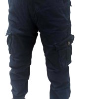 Мъжки карго панталон - тъмно син, снимка 2 - Панталони - 42013366