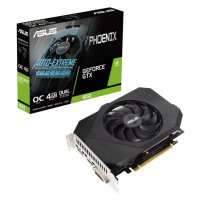 Видеокарта Asus NVIDIA GeForce PH-GTX1650-O4GD6-P-V2, 4GB GDDR6, 128-bit, 12 Gbps, 1635MHz, PCI Expr, снимка 1 - Видеокарти - 41379210