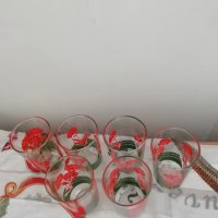 Комплект 6 нови цветни чаши за вода, снимка 3 - Чаши - 41562974