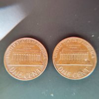 ДВЕ Линкълн монети на границата на две технологии на USA, снимка 5 - Нумизматика и бонистика - 42547363