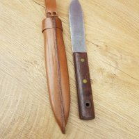 Немски нож с кожена кания rostfrei, снимка 11 - Колекции - 38696322