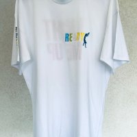 Бяла рекламна тениска, снимка 2 - Тениски - 41748220