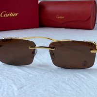 Cartier висок клас слънчеви очила Мъжки Дамски слънчеви 4 цвята, снимка 6 - Слънчеви и диоптрични очила - 41958221