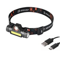 Челник 16 COB диода и 1 LED диод, USB, снимка 1 - Аксесоари и консумативи - 41840508