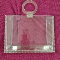 Прозрачна модерна чанта , снимка 1 - Чанти - 40321816