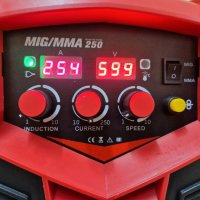 ПРОМОЦИЯ! Електрожен + Телоподаващо MIG -MMA -250Ампера  250А - MAX PROFESSIONAL, снимка 3 - Други машини и части - 30637997