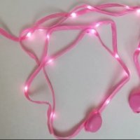 Светещи LED връзки – 120см дължина, снимка 4 - Детски маратонки - 35762747