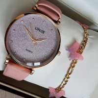 Комплект ръчен дамски часовник + гривна, снимка 2 - Дамски - 40765089
