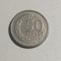 Полша, 50 гроша 1995, Европа, Америка, Азия, Африка