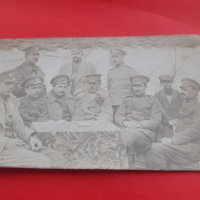 Стара военна снимка офицери Царство България, снимка 2 - Антикварни и старинни предмети - 42215128