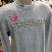 Продавам св.син пуловер Дискуаред, снимка 3 - Пуловери - 35793020