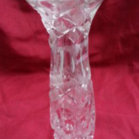 кристална ваза, снимка 5 - Антикварни и старинни предмети - 17710279