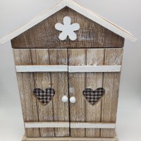 Кутия за ключове дървена , снимка 1 - Декорация за дома - 41793818