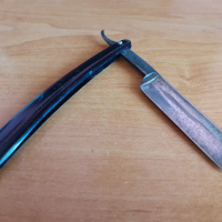 Рядък оригинален бръснач CARL RADER 21 SOLINGEN, снимка 5 - Други ценни предмети - 36225272