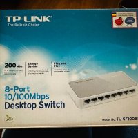 TP-LINK 8-port desktop switch , снимка 1 - Рутери - 42759408