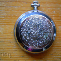 Джобен часовник " Молния " с два капака - работи, снимка 5 - Антикварни и старинни предмети - 36287100