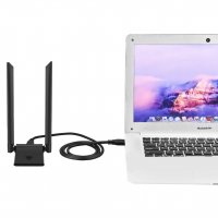 Двубандов Wifi USB 3.0 адаптер 1200Mbps​, снимка 3 - Мрежови адаптери - 40003236