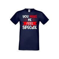 Мъжка тениска Свети Валентин You Make Me Feel Special 1, снимка 7 - Тениски - 35716739