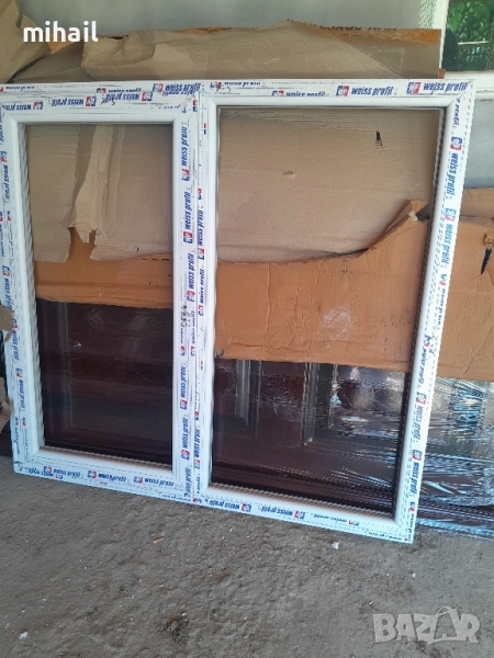 пвс прозорци без стъклопакети 5 броя, снимка 1