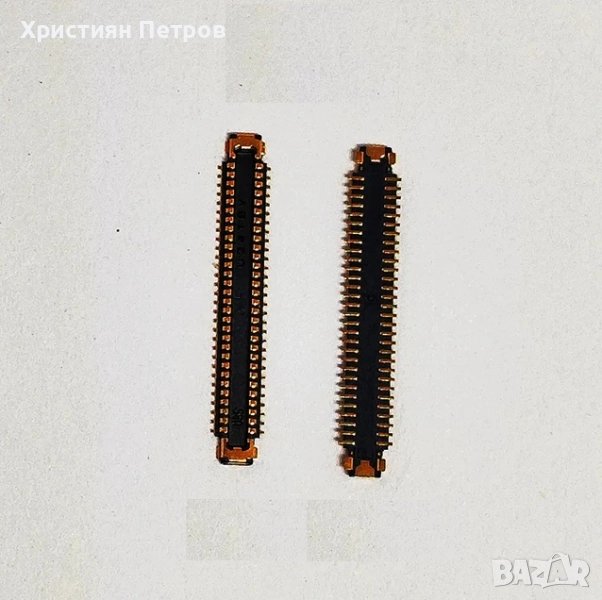 Конектор / Букса 60 pin мъжки на лентовият кабел за Samsung Galaxy S23 Ultra, снимка 1