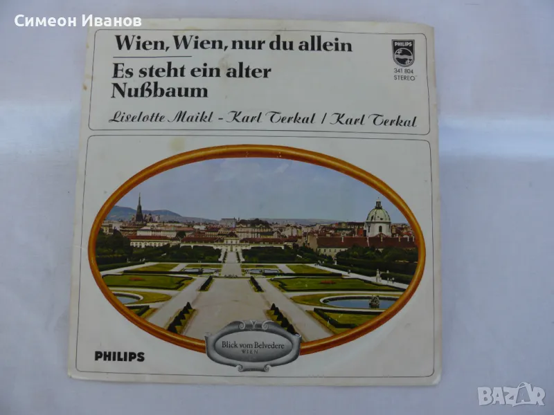 Стар грамофонна плоча LISELOTTE MAIKL KARL TERKAL WIEN #1359, снимка 1