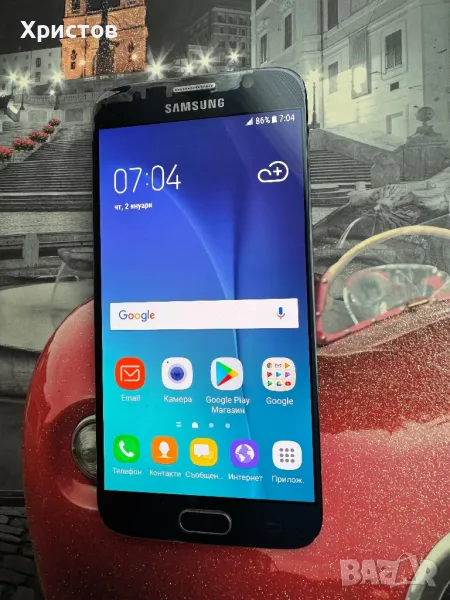 Дисплей за Samsung S6, снимка 1