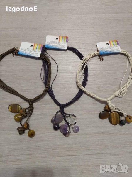 Ръчно изработени колиета с естествени камъни, снимка 1