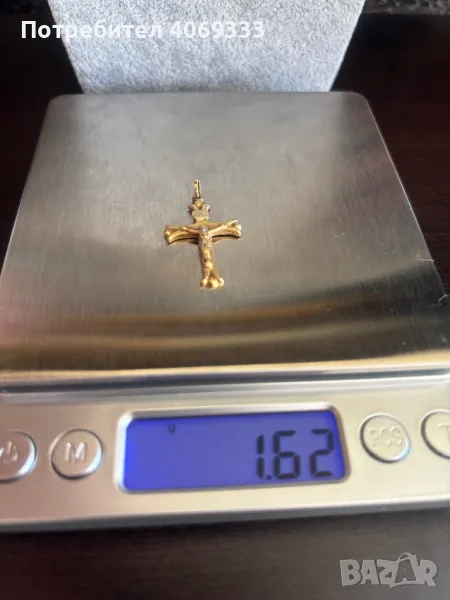 Златен кръст 14к/585 1.62гр , снимка 1