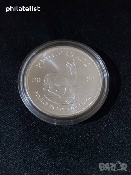 Южна Африка 2024 - 1 OZ - Кругерранд - Сребърна монета, снимка 1