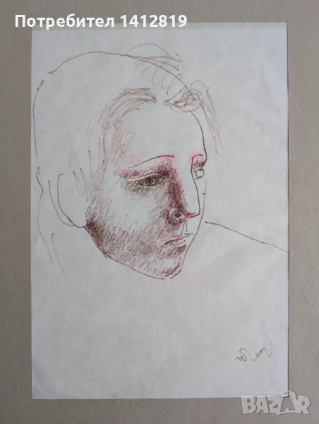 Иван Георгиев – Рембранда (1938-1994) рисунка, снимка 1
