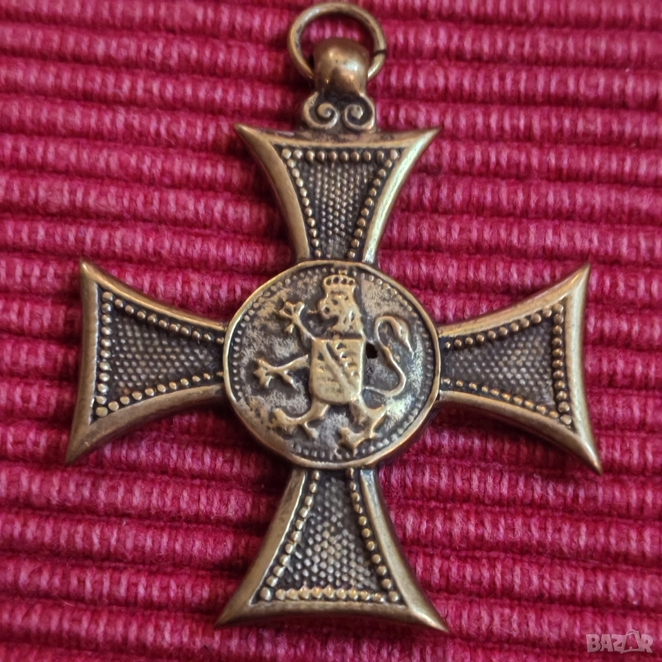 Княжески орден, кръст За 10 години отлична служба,Фердинанд |. , снимка 1