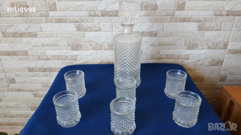 Чисто нов сервиз за вино - 7 части - Завод Китка, снимка 1