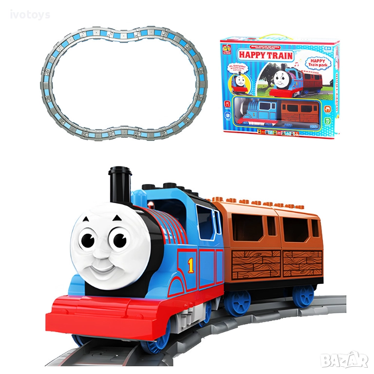 Детско влакче с музика и светлина - Код 5624, снимка 1