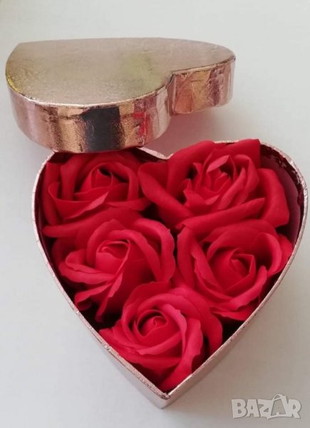 🌹Сапунени Рози в Кутийка Сърце!🌹, снимка 1