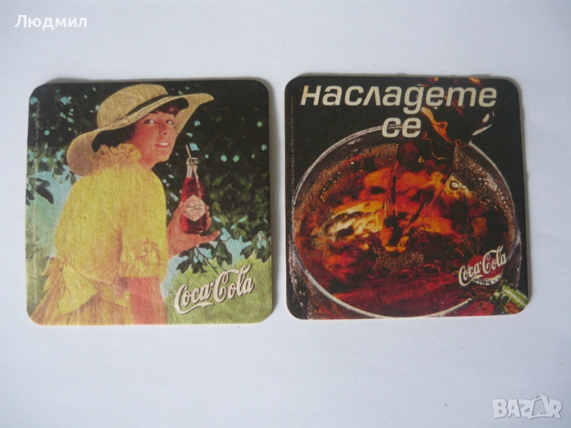 Кока Кола - Картонени подложки за чаши, снимка 1