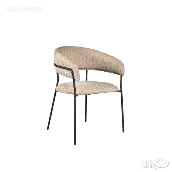 Трапезен стол, Osso, Бежов, снимка 1