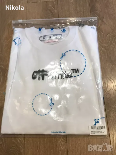 OFF-WHITE™ Spray Helvetica тениска, размер: S, снимка 1