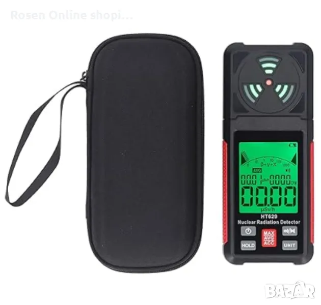 Детектор за измерване на радиация( Дозиметър ) HABOTEST HT-629 Geiger Detector X β γ-Ray Dosimeter , снимка 1